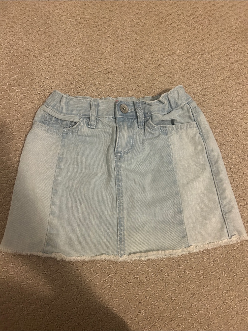 girls jean skirt